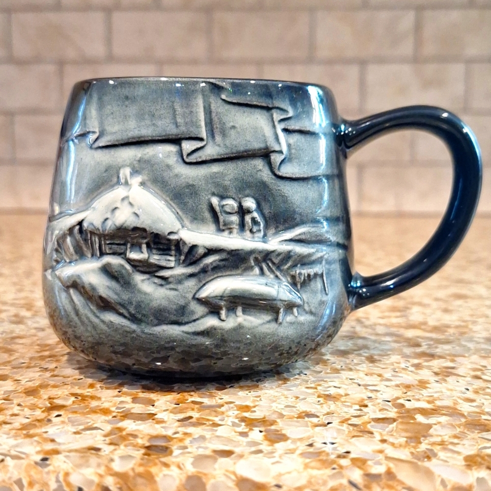 Charlottetown Pottery Inuit scene mug